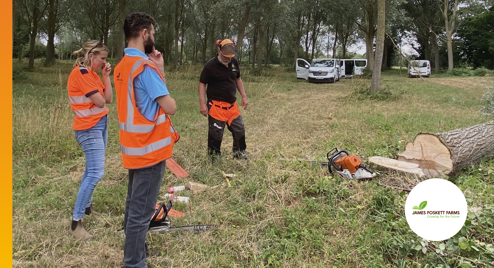 On the ground with James Foskett Farms and Foskett Willows